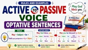 Active Passive Voice Optative Sentences Rules and Examples
