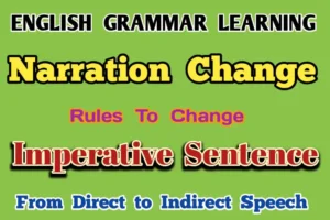 Direct and Indirect Speech of Imperative Sentences