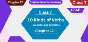 Kinds of Verbs in English with Examples and Exercises