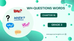 Class 3 Wh-Question Words Worksheets and Answers