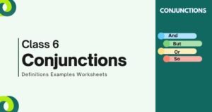Class 6 Conjunctions Definitions Examples Worksheets