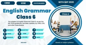 English Grammar Class 6 Topics Syllabus CBSE ICSE 2025-26