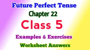 Future Perfect Tense Class 5 English Grammar