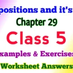 Preposition and its use Class 5 English Grammar