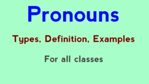 Pronouns in English Grammar: Types, Definition, Examples