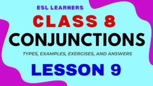 Subordinating Coordinating Correlative Conjunctions Class 8