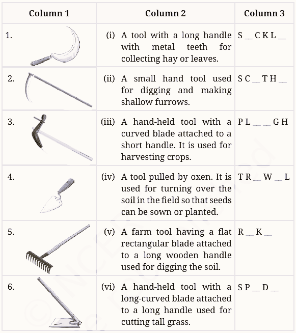 Harvest Hymn Questions Answers Class 8 English NCERT Let-us-learn-Class-8-POORVI-Page-180