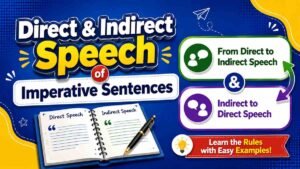 Direct and indirect speech of imperative sentences