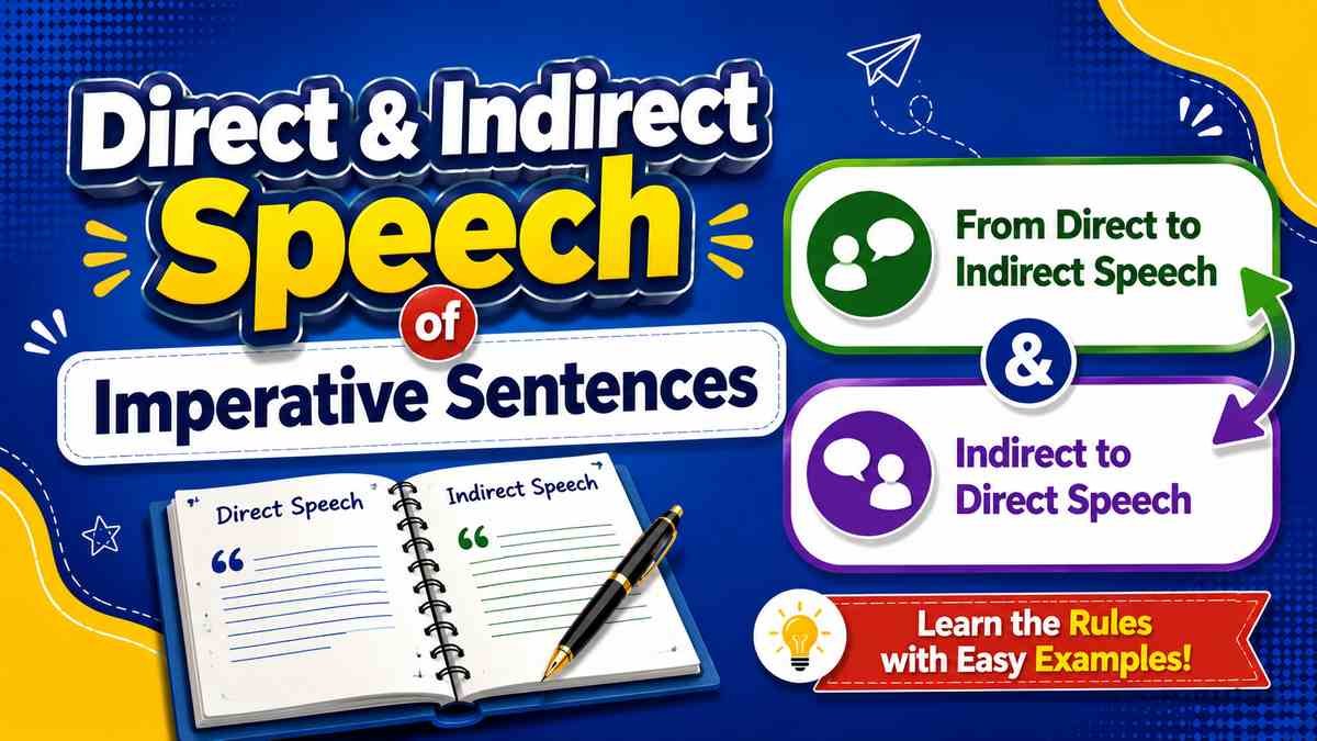 Direct and indirect speech of imperative sentences
