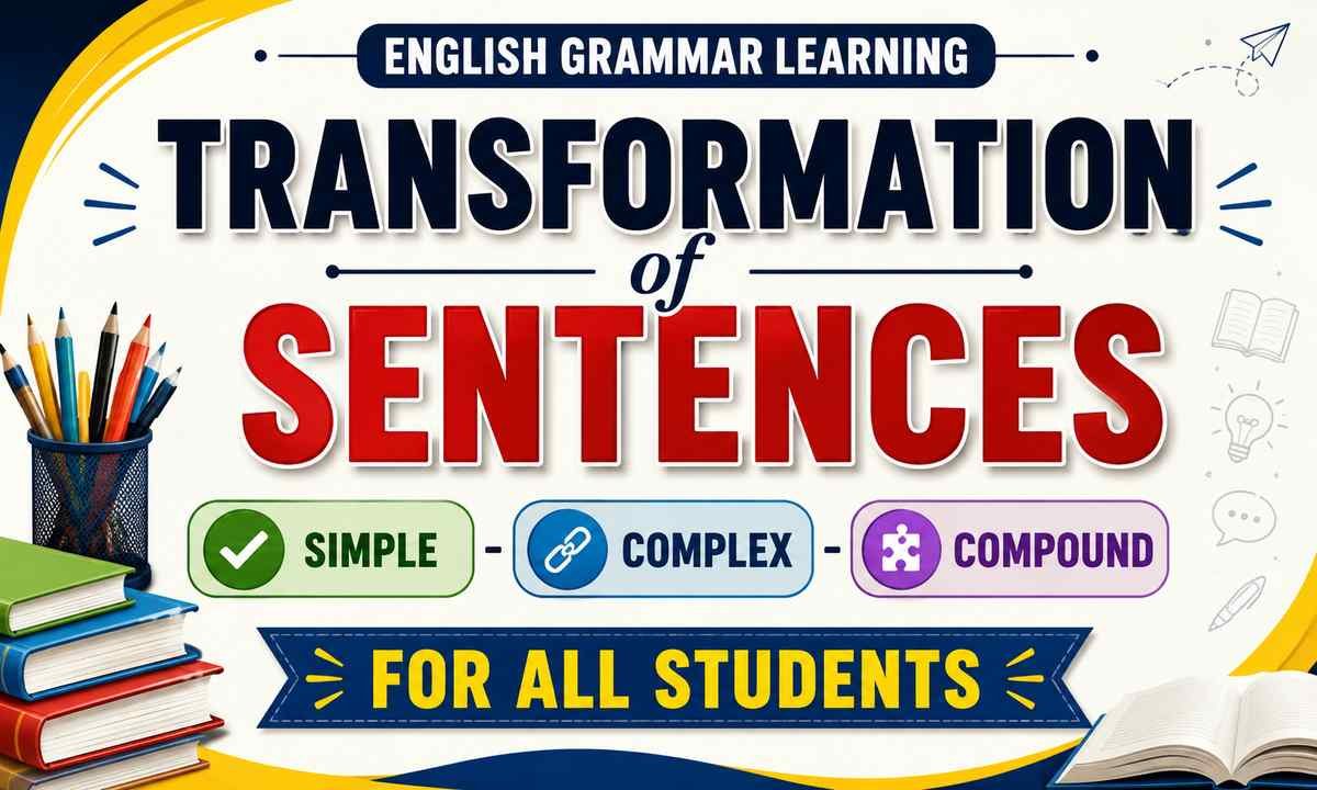 Transformation of Simple, Complex, and Compound Sentences